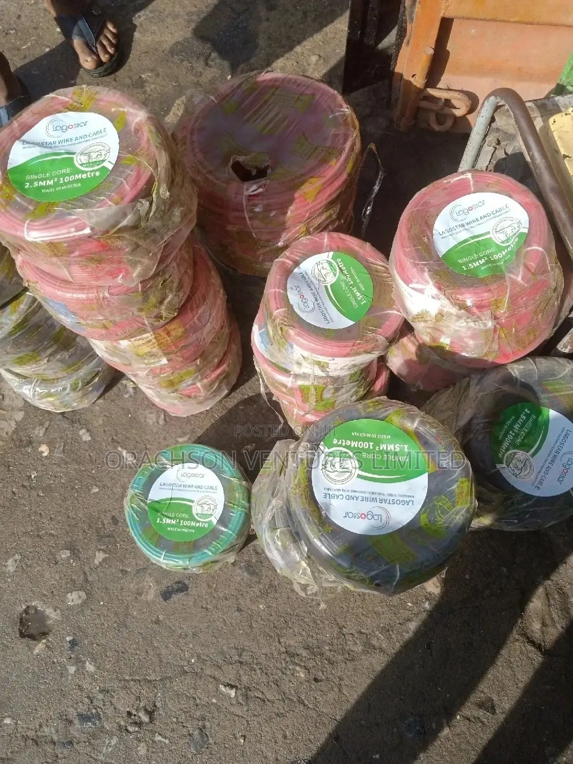 Single PVC Wire's All Sizes