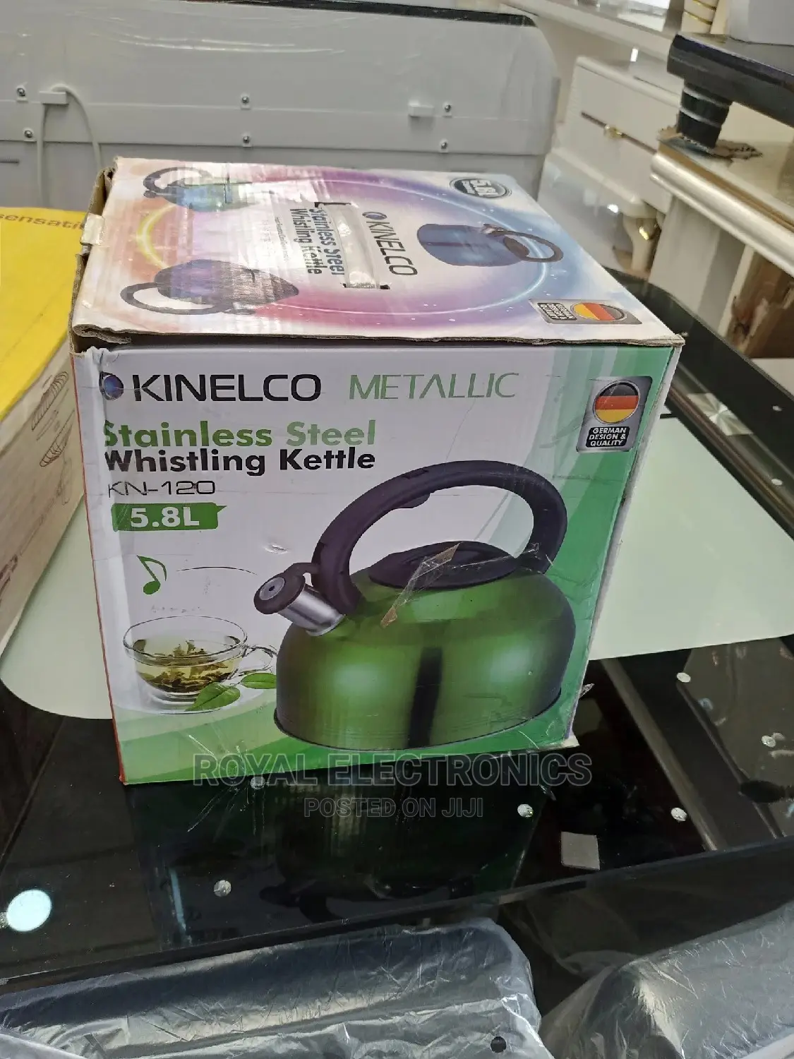 Great Quality Kinelco Stainless Steel Whistling Kettle