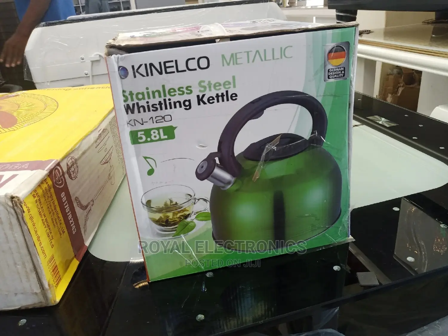 Great Quality Kinelco Stainless Steel Whistling Kettle