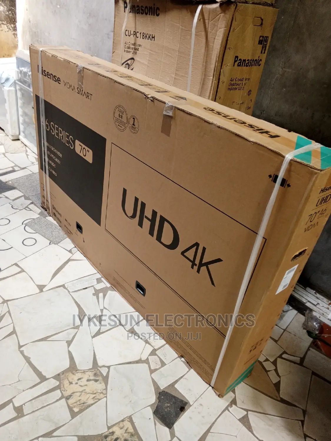 Original Hisense TV 70 " LED 4KUHD Smart Netflix Youtube Etc