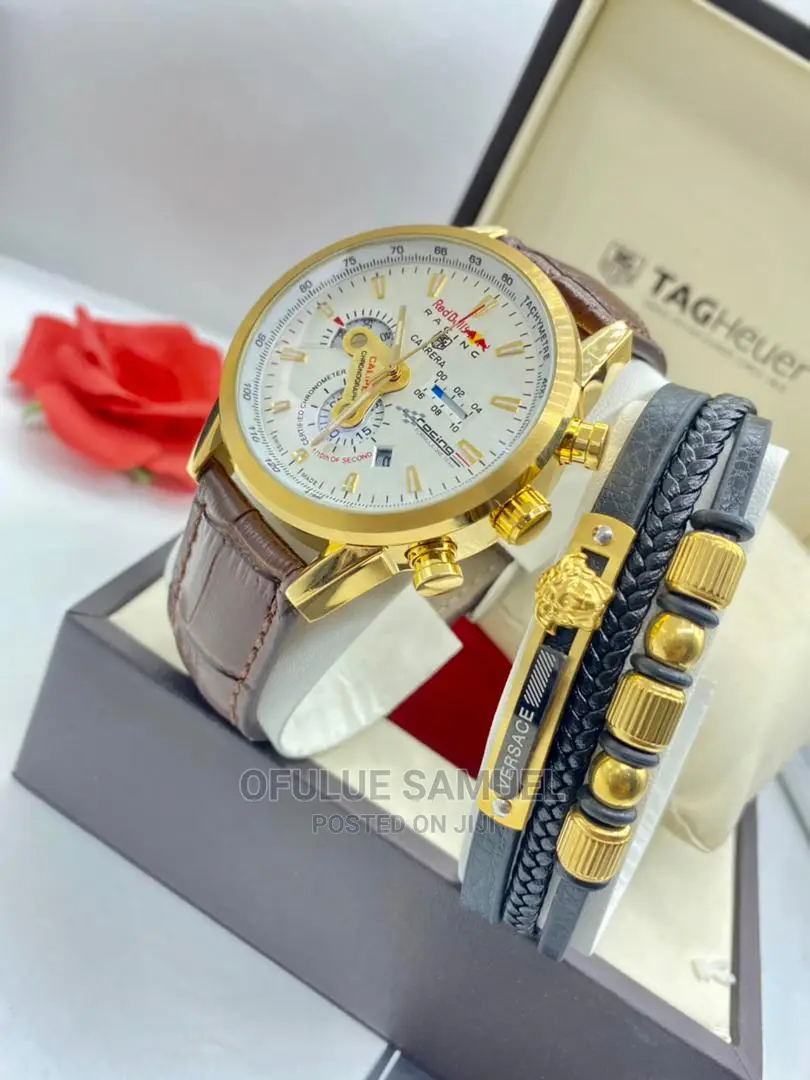 Tag Heuer Leather Wristwatch