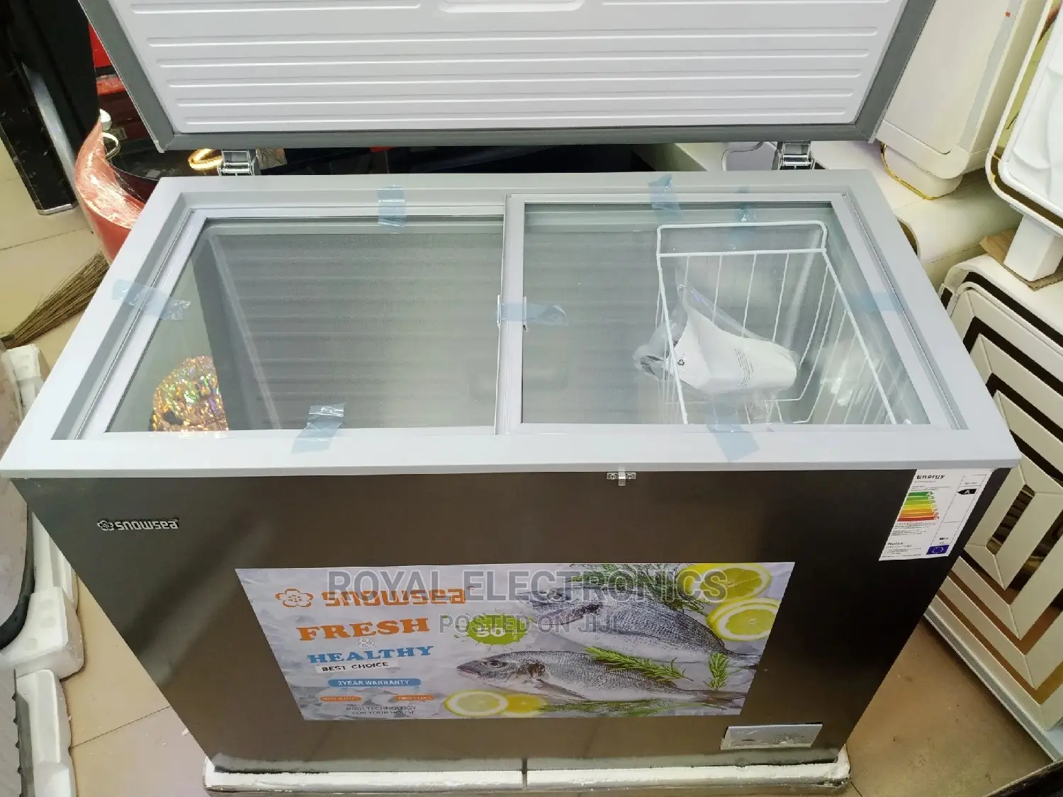 Best Quality Anti Rust Chest Freezer With Glass Cover