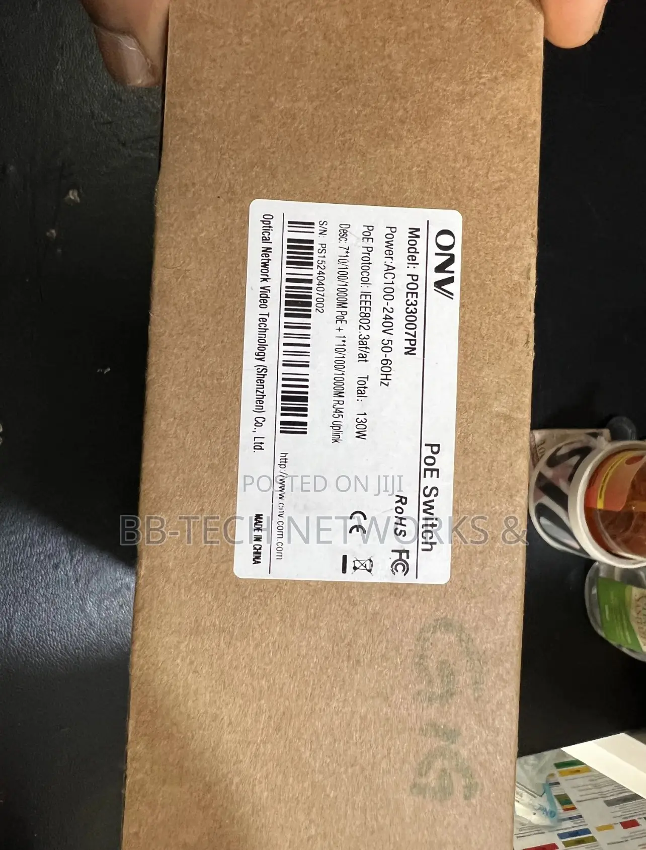 ONV-POE33007PN 8-Port Gigabit Poe Switch With 7x10/100/1000m