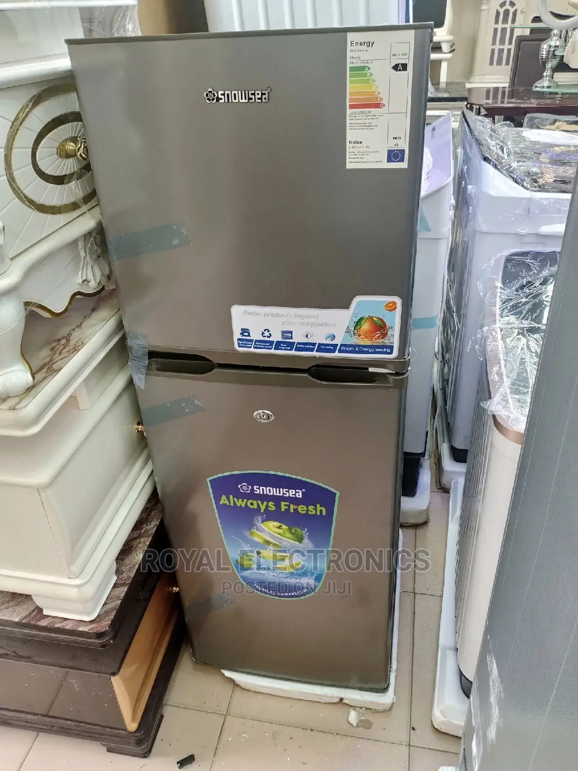 Great Quality Snowsea Double Door Refrigerator-bcd-198