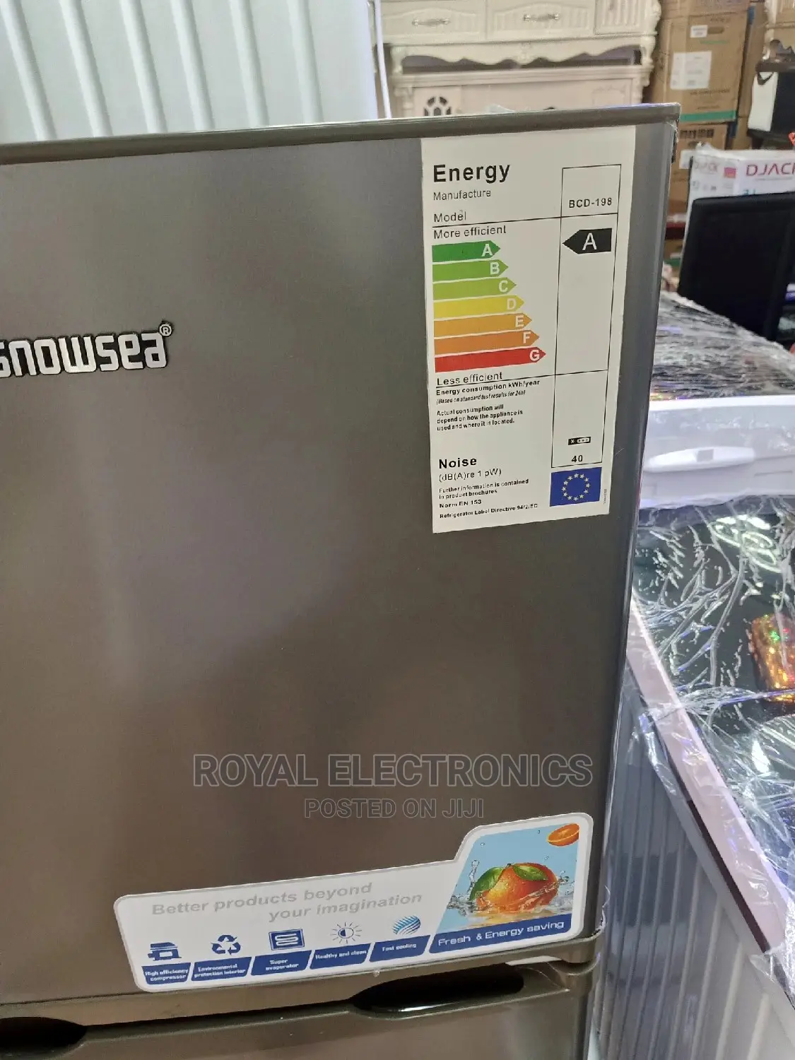 Anti Rust New Snowsea Double Door Refrigerator-bcd-198