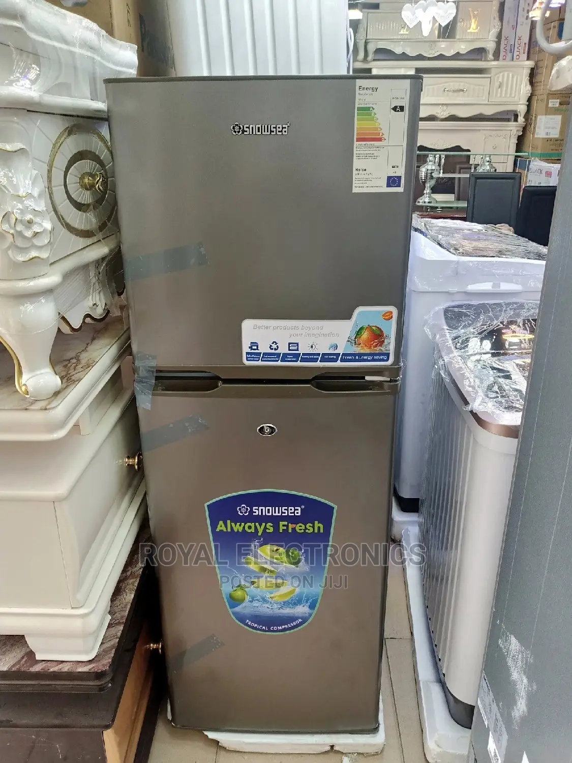 Anti Rust New Snowsea Double Door Refrigerator-bcd-198
