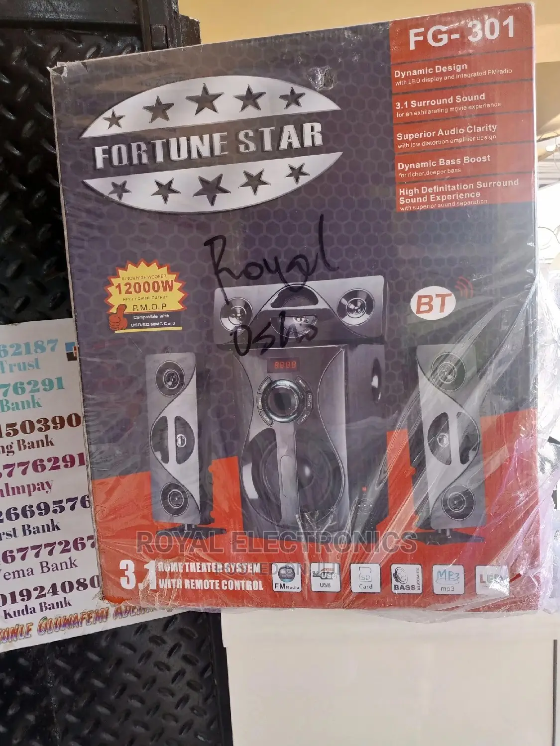 Top Class Super Sound Latest Home Theatre System 3.1