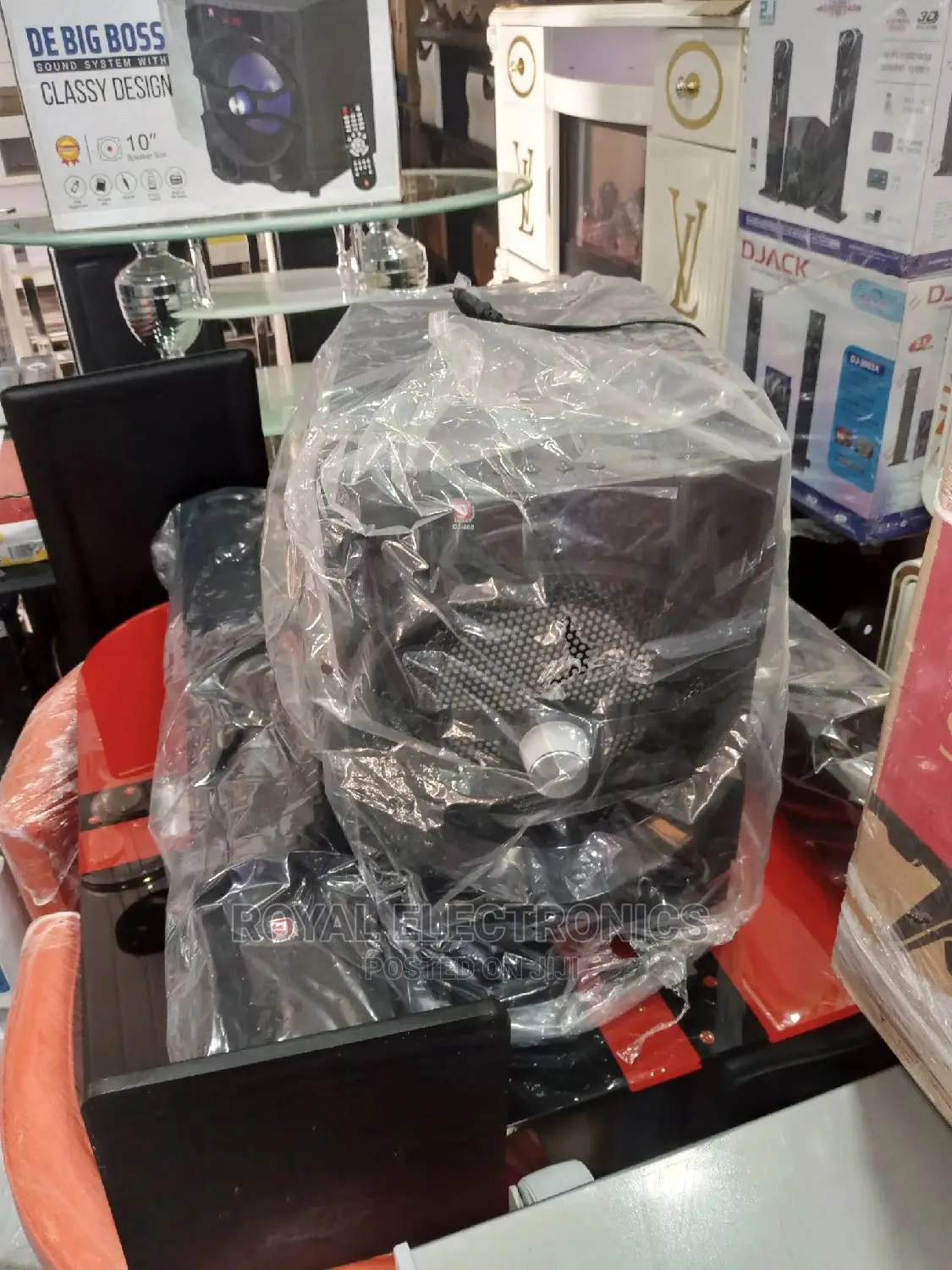 Brand New Djack Dj 668 Heavy Duty Speaker System