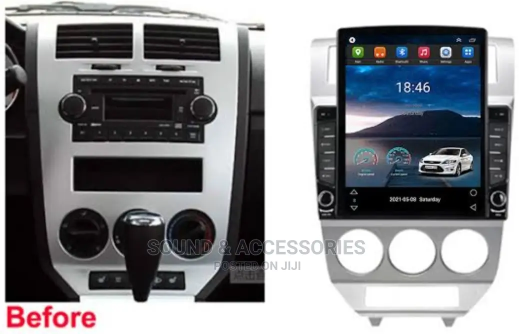 Dodge Caliber 2007-2010 Tesla Android GPS Navigation System