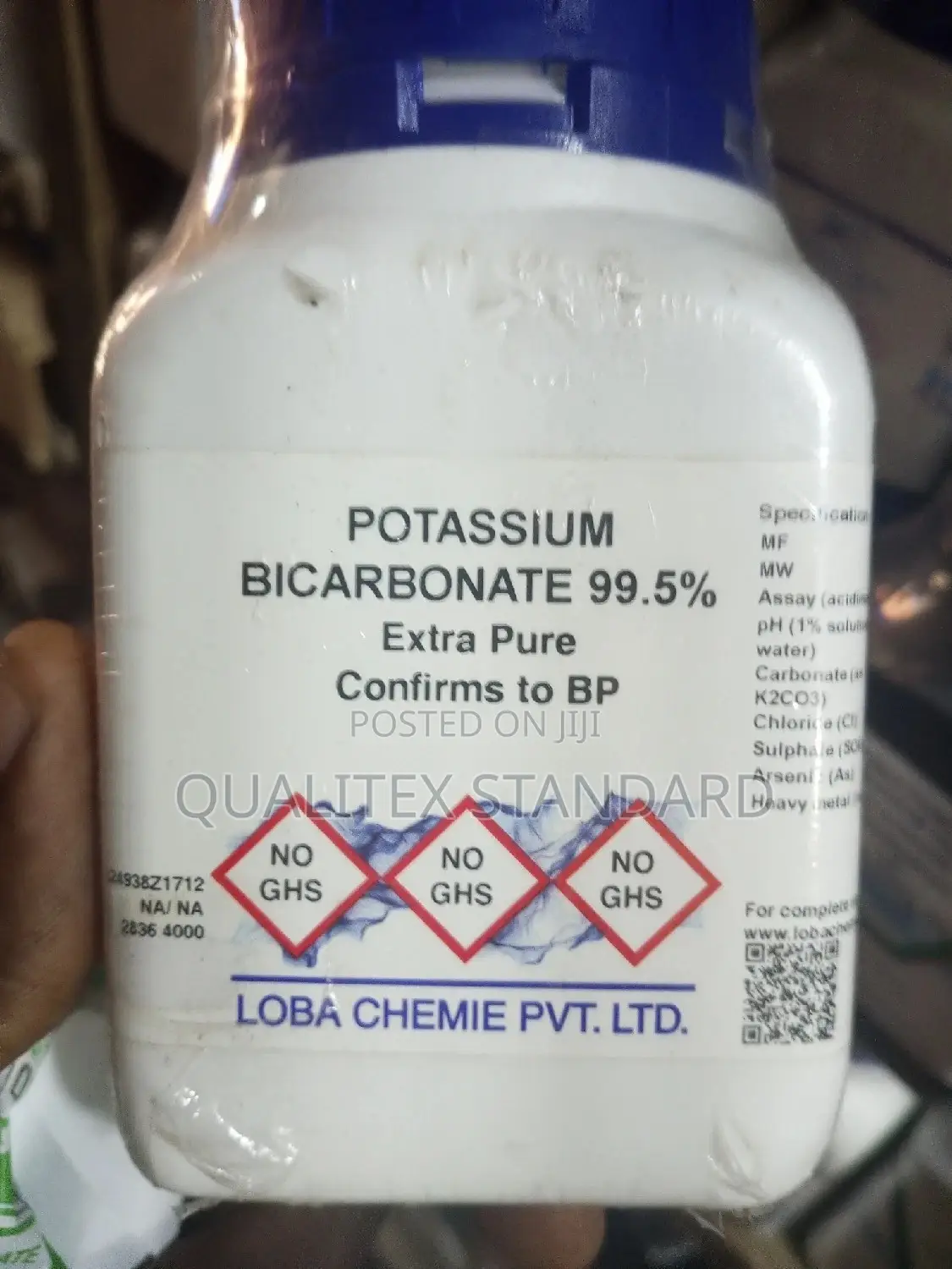 Potassium Bicarbonate Loba Chemm 500g