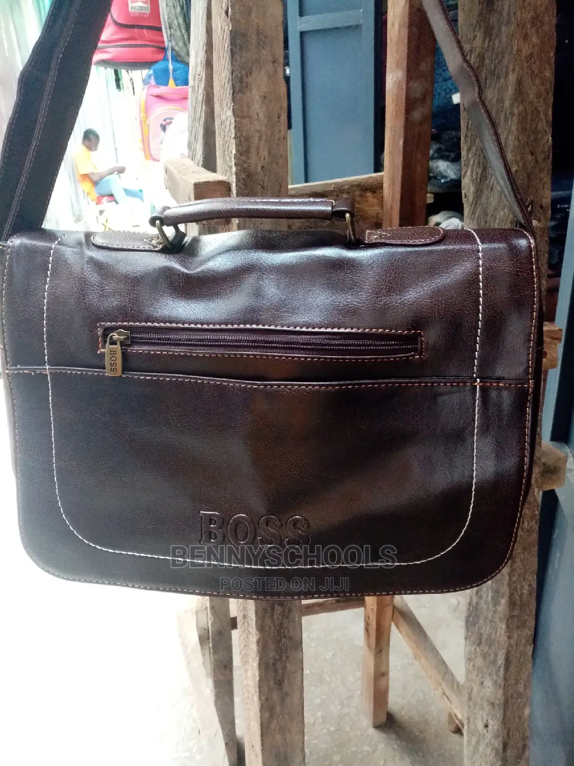 Medium Leather Boss Office, Conference and Business Bag