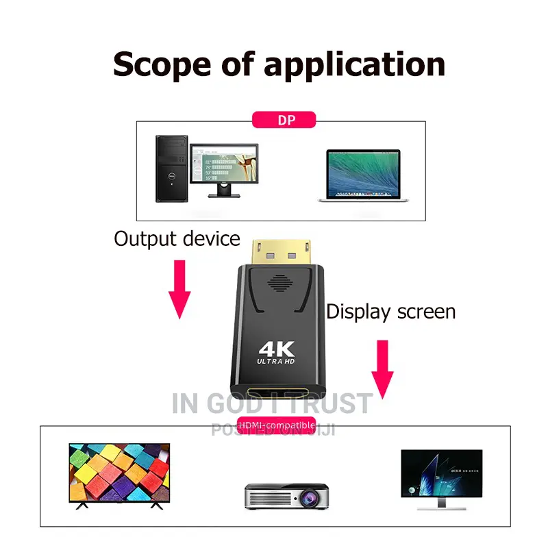 Displayport to Hdmi-Compatible Adapter