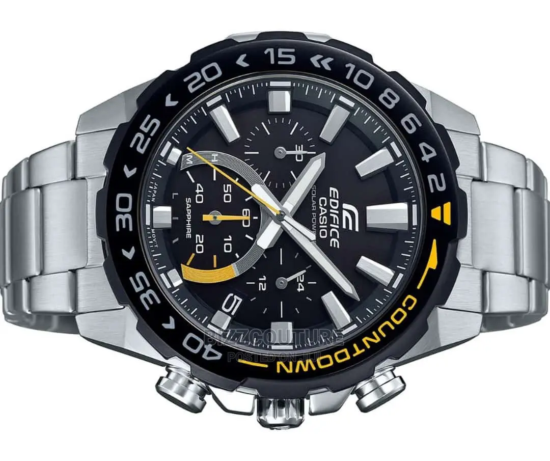 Original CASICO EDIFICE Silver Steel Available in Store
