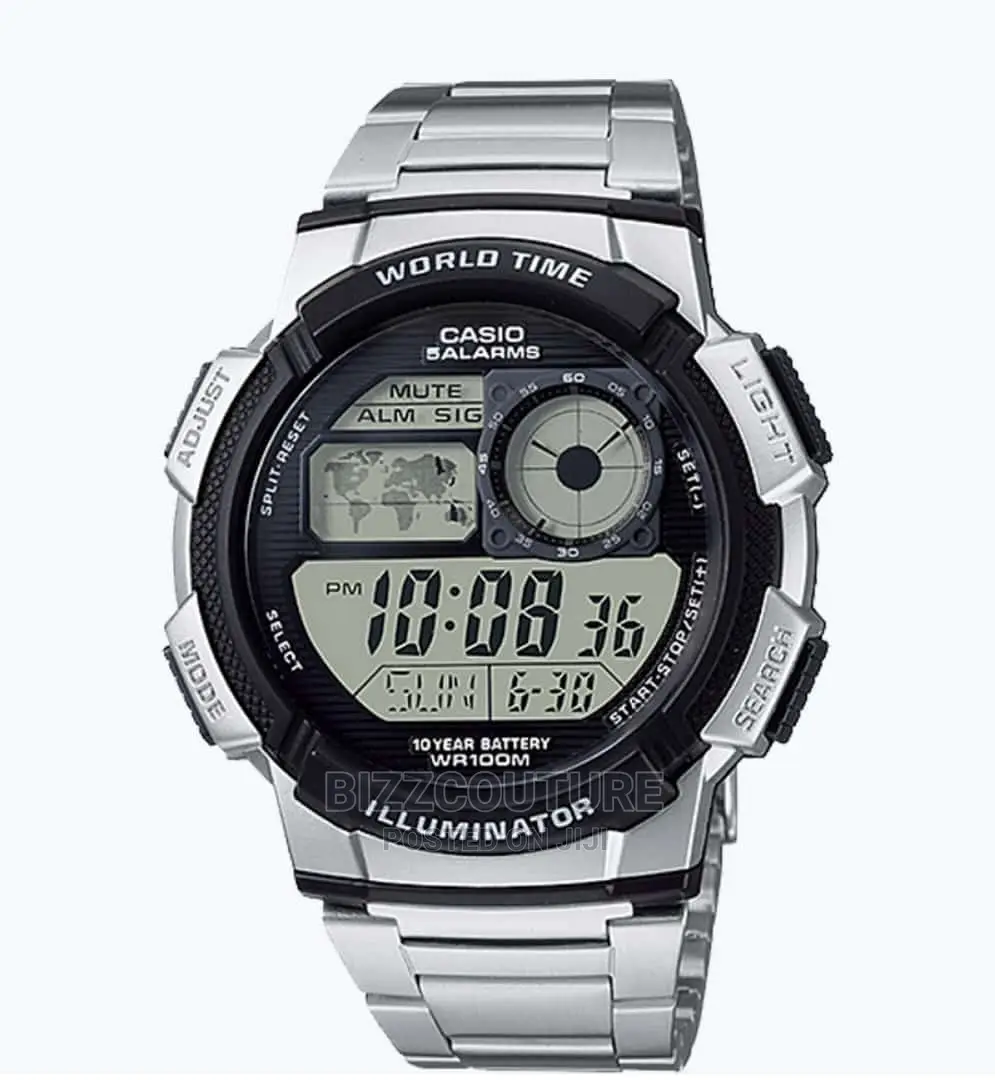 Original CASICO Silver Steel Watch Available in Store