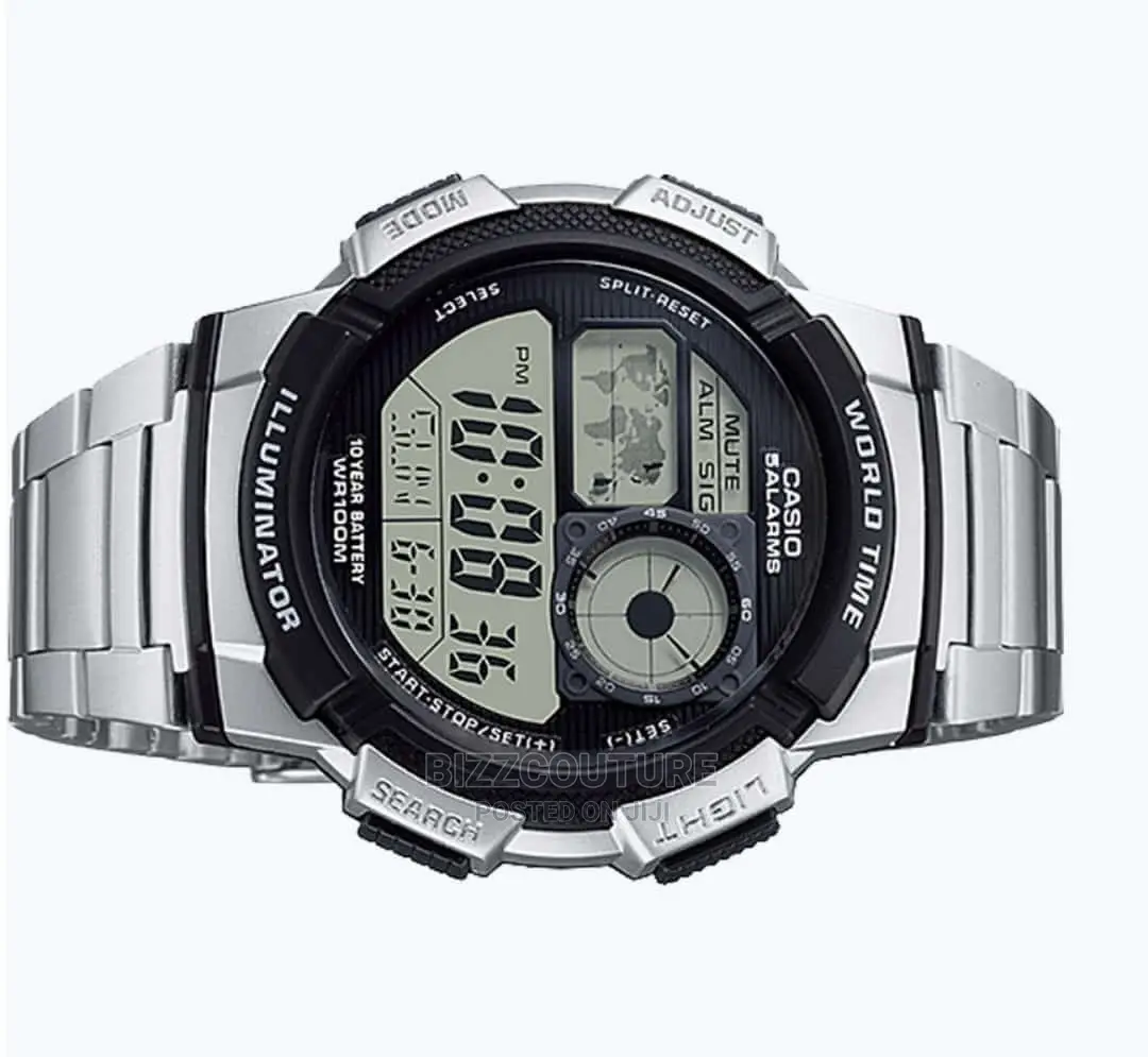 Original CASICO Silver Steel Watch Available in Store