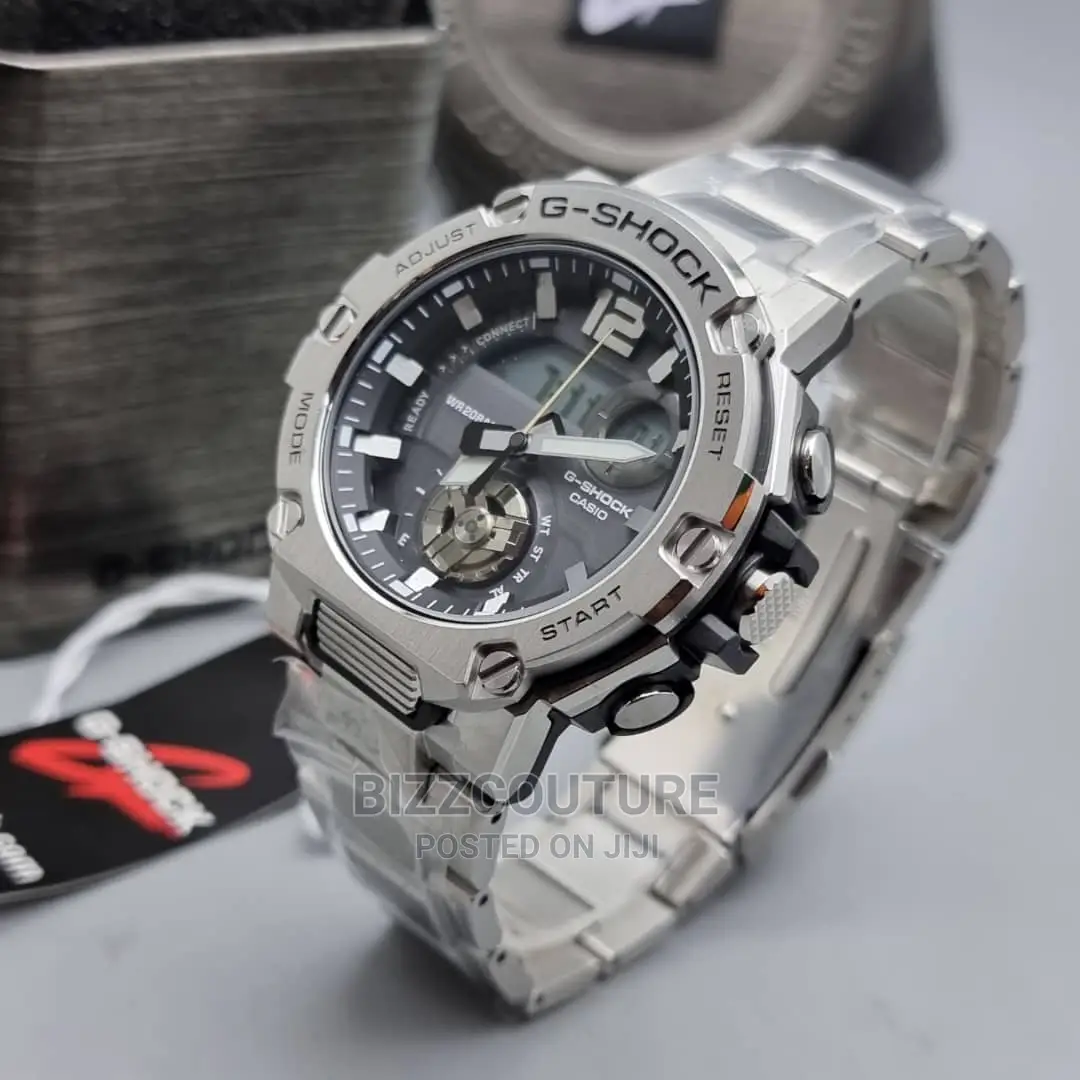 Original G- SHOCK Silver Steel Strap Available In Store