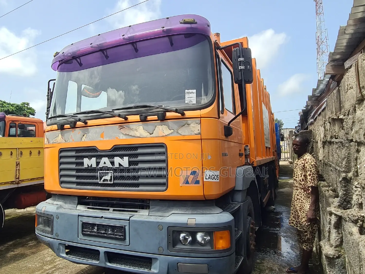 Man Diesel Fe 310 a Waste Disposal Garbage Compactor Truck