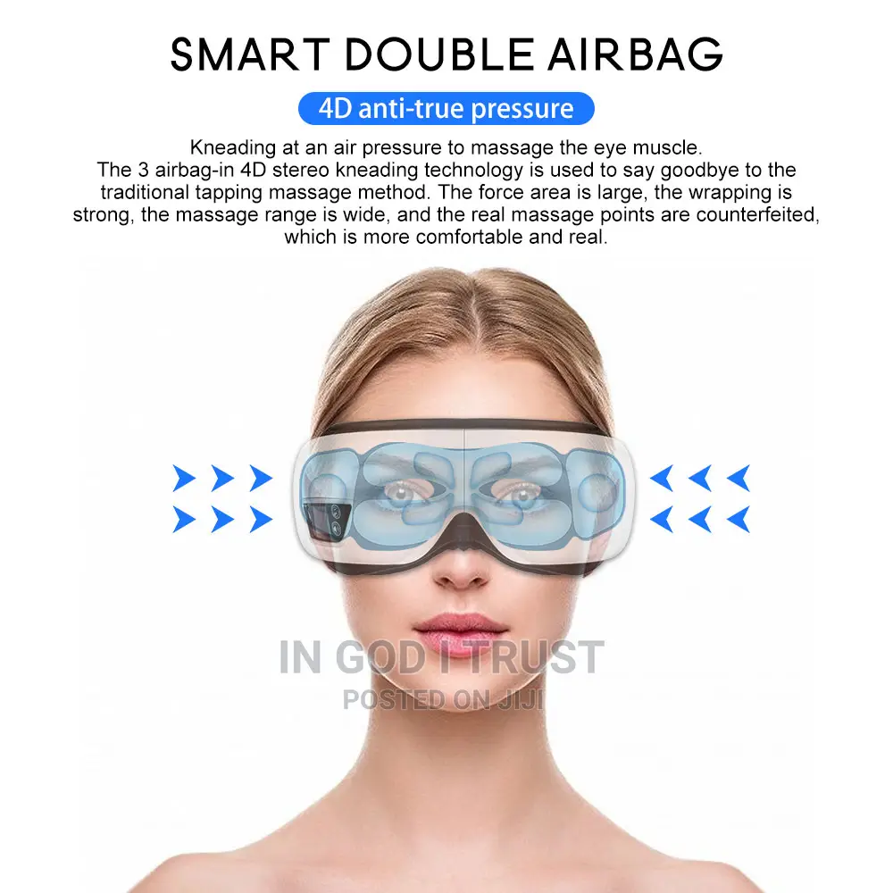 6D Smart Airbag Vibration Eye Massager Eye Care