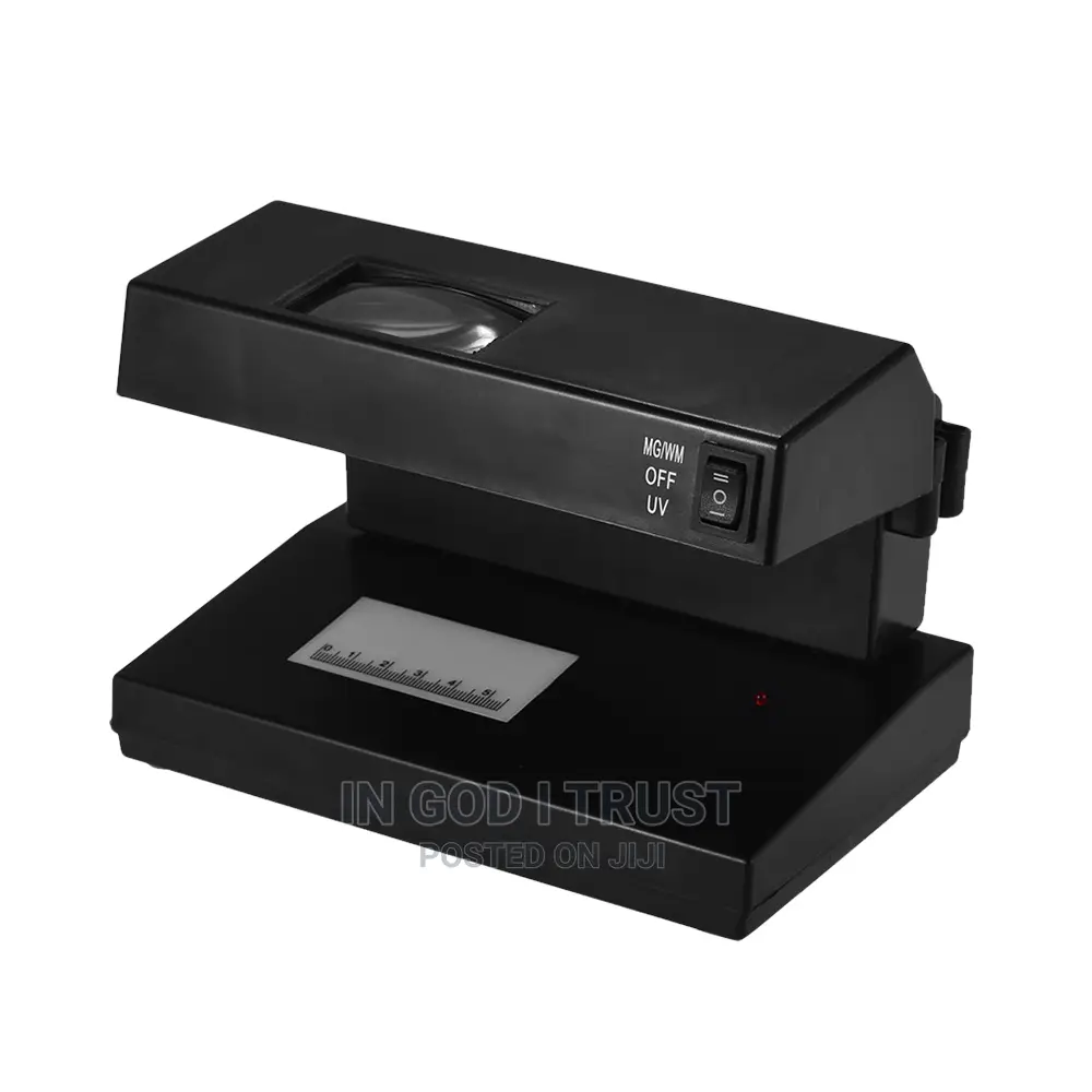 Ortable Desktop Counterfeit Bill Detector Cash Currency