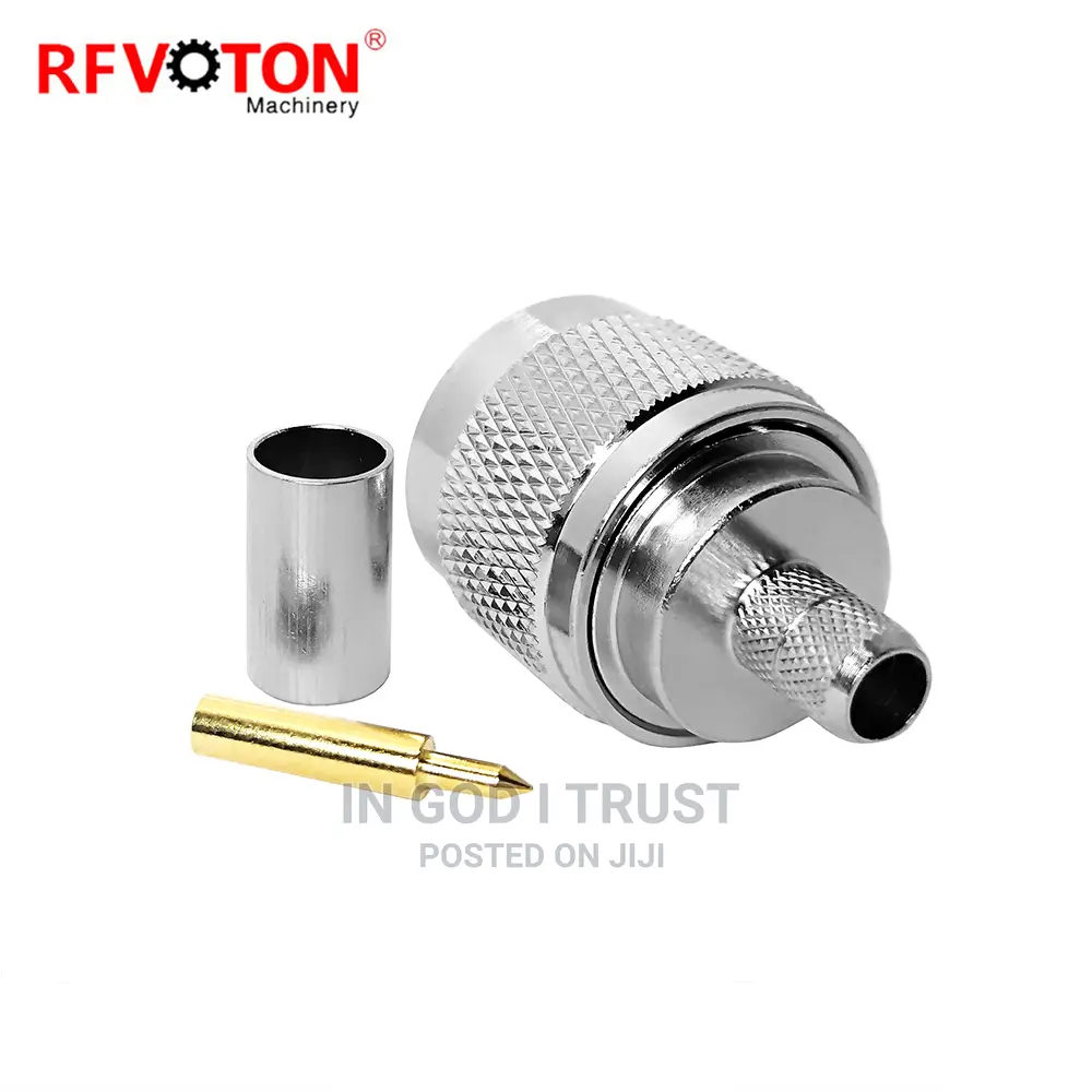 PCS RF Coax Connector Socket N Male Crimp