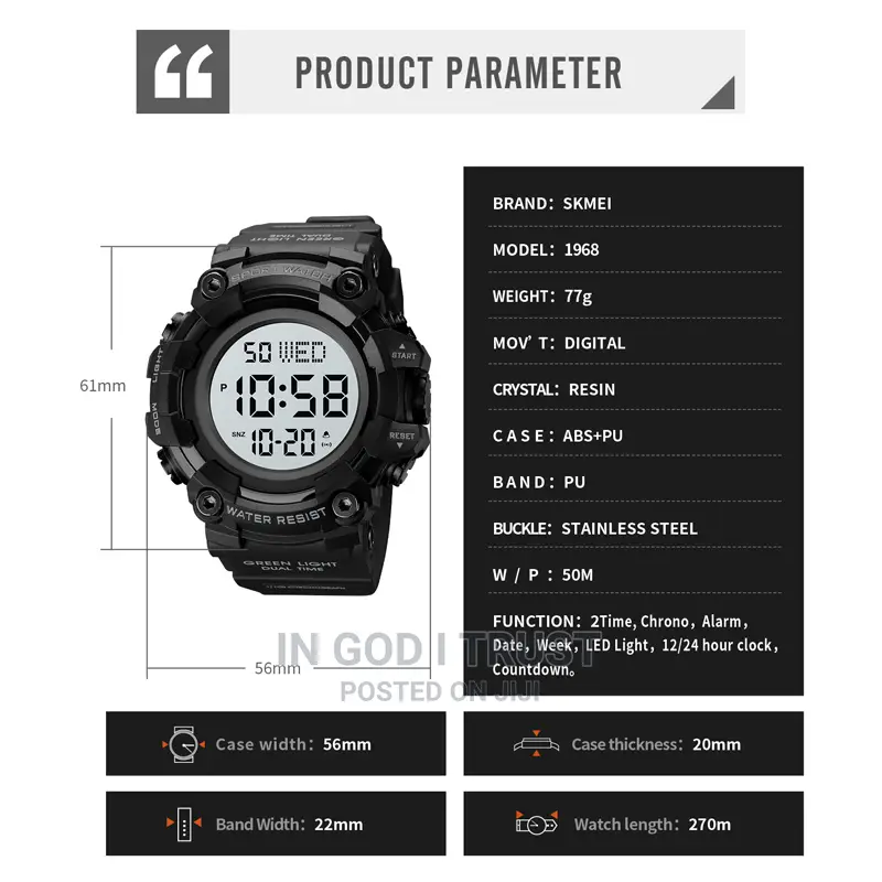 Fashion Men Sport Watch Luxury SKMEI Watches
