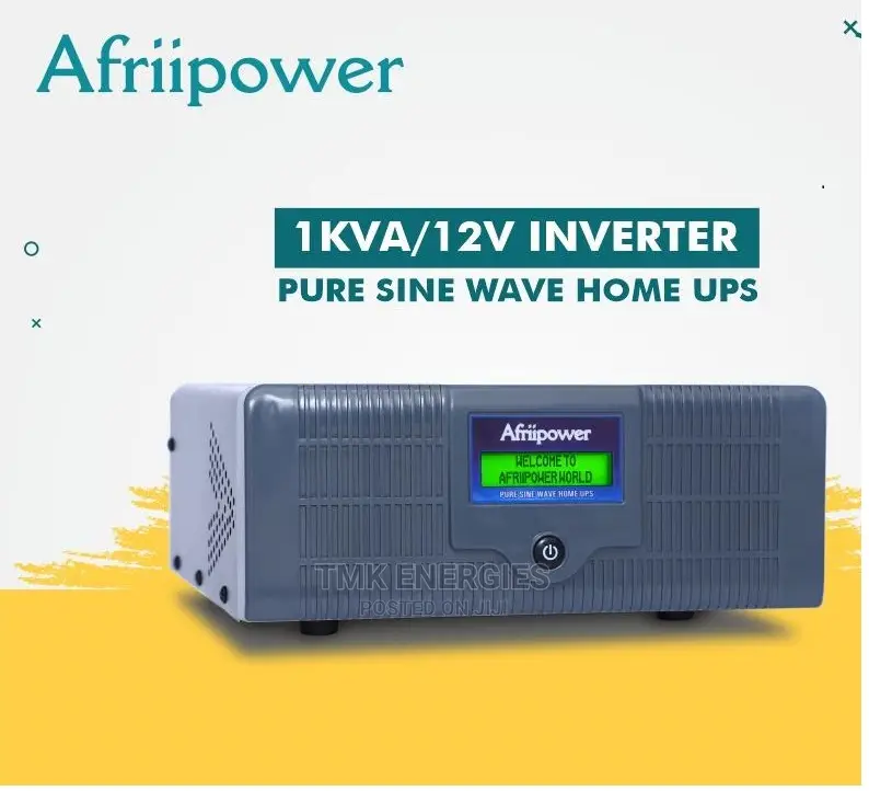 Afriipower 1kva/12v Pure Sine Wave Inverter