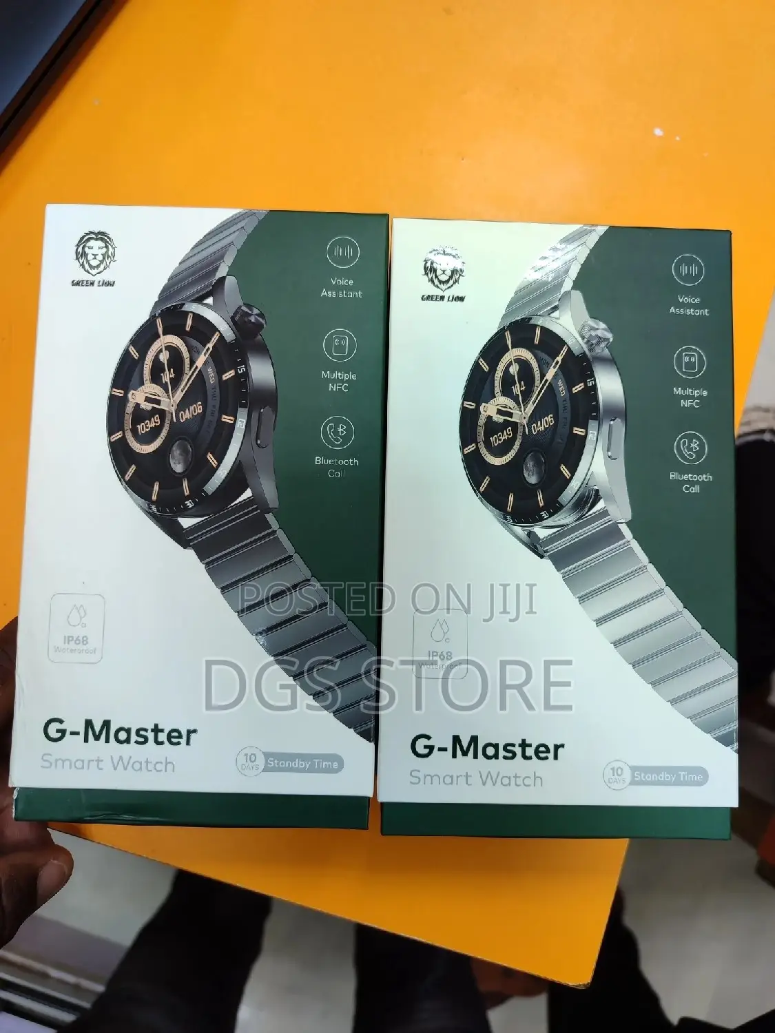 Green Lion G Master Stainless Steel Smart Watch