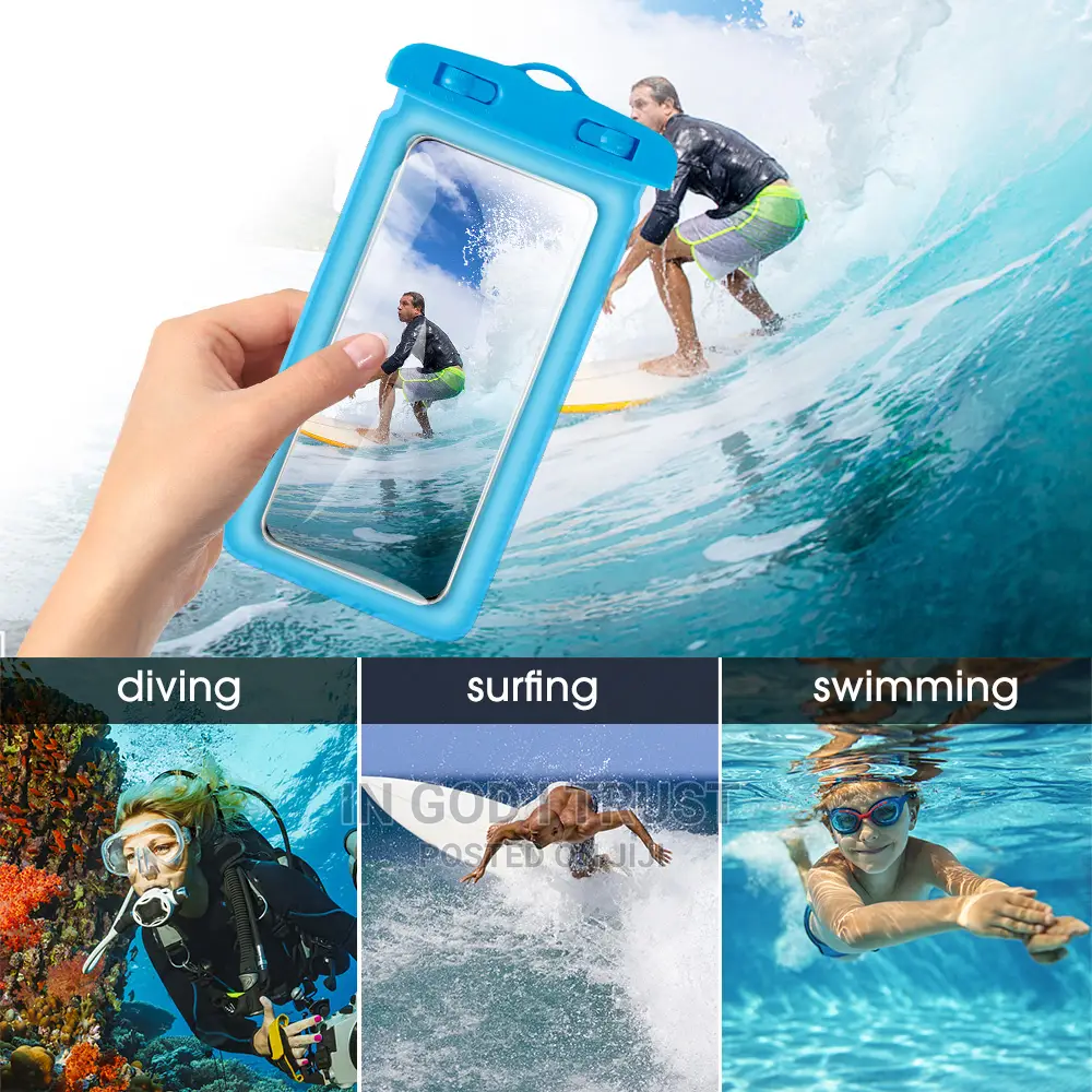 Floating Transparent Waterproof Swim Pouch Phone Case
