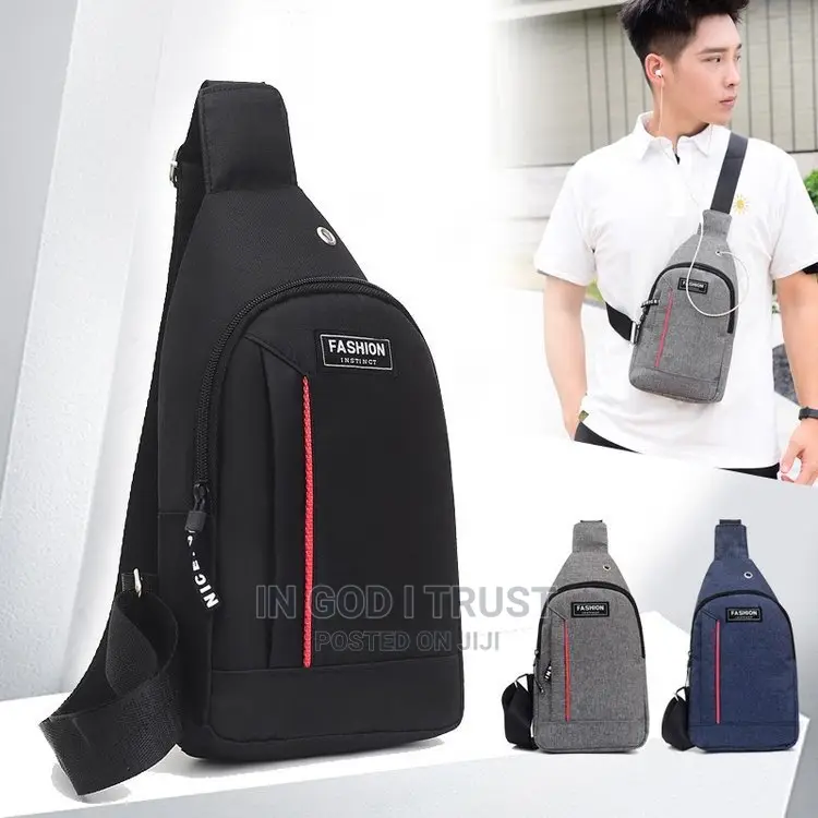 Men Shoulder Bags Nylon Chest Bag