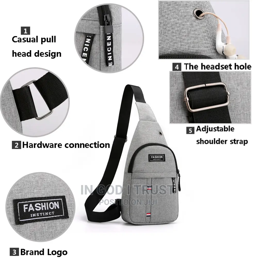 Men Shoulder Bags Nylon Chest Bag