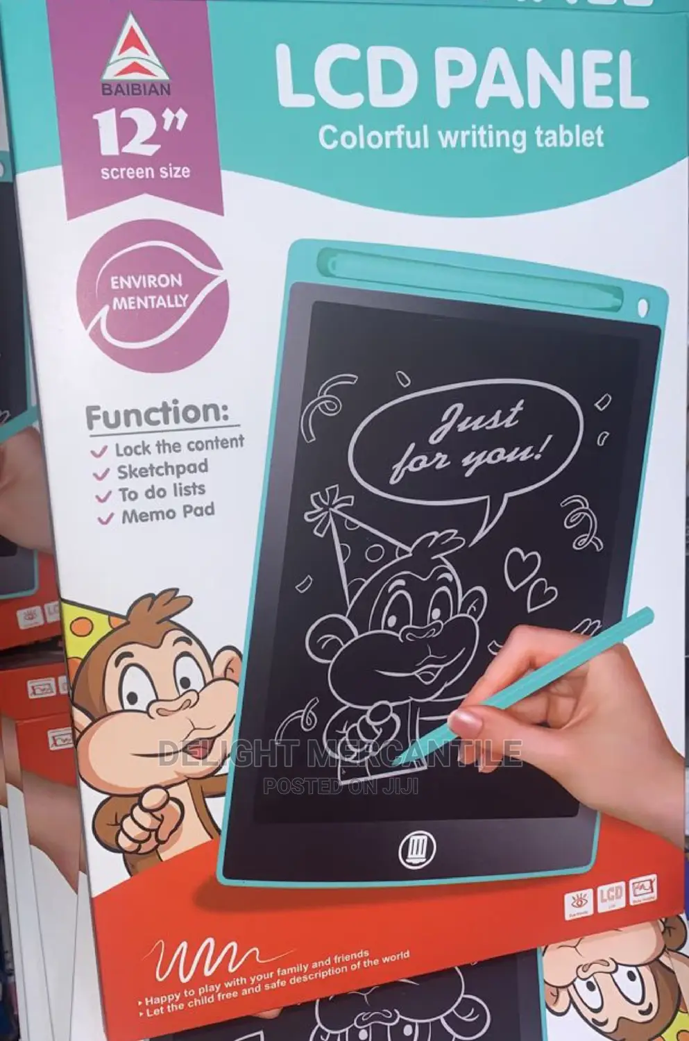 Kids Erasable Writing Tablet 12 Inches