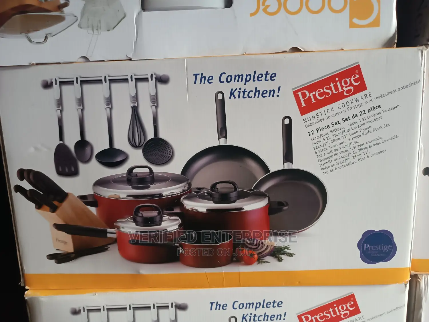 Prestige 22 Piece Set of Non-Stick Pot