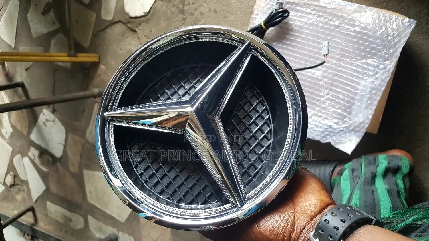 Front Grill Star Logo GLE/GLC With LED Light