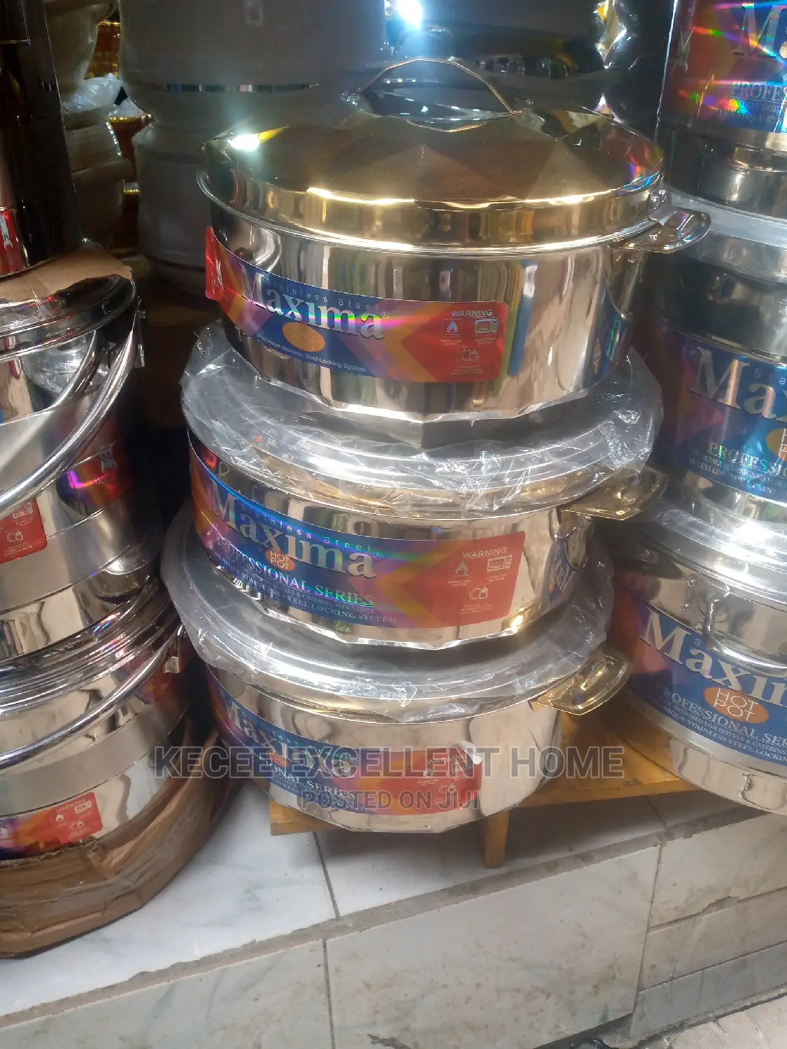 Maxima Stainless Steel Food Warmer/Hot Pot