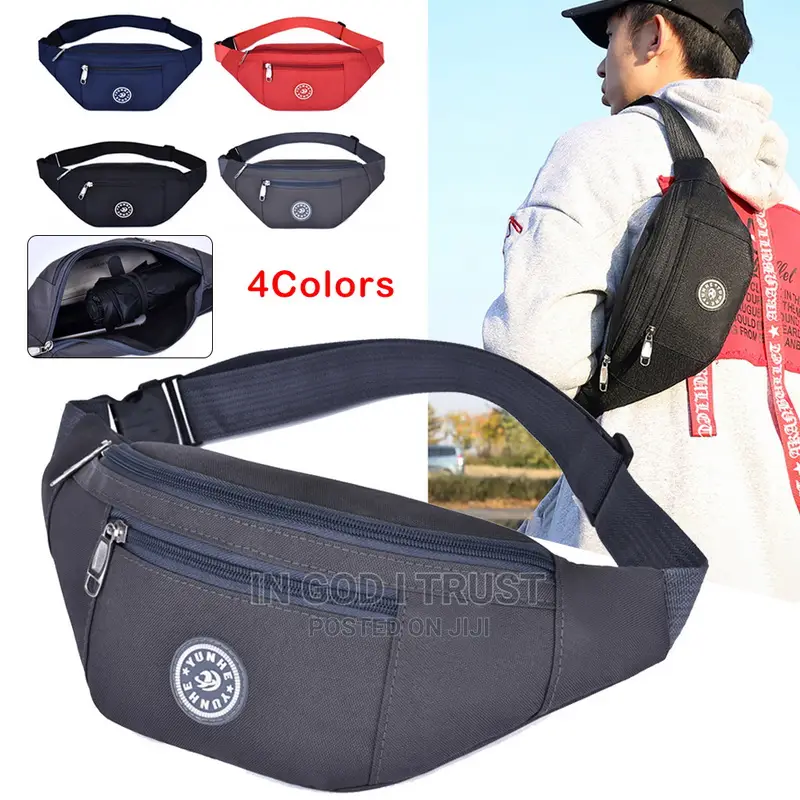 Chest Bag Nylon Waist Bag Women Belt Bag Men