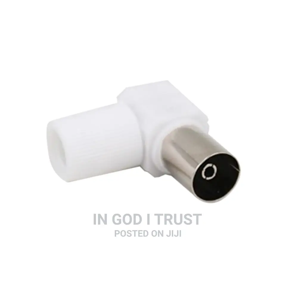 1PCS Plastic Right Angle Female Plug F Connector