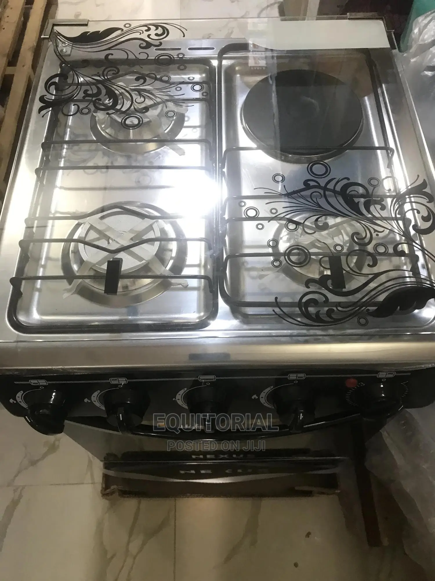 Nexus 3 Gas + 1 Electric Burner With Oven and Grill-Nx-5055