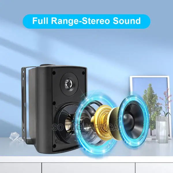 Herdio 6.5" Outdoor Speakers 400 Watts Waterproof