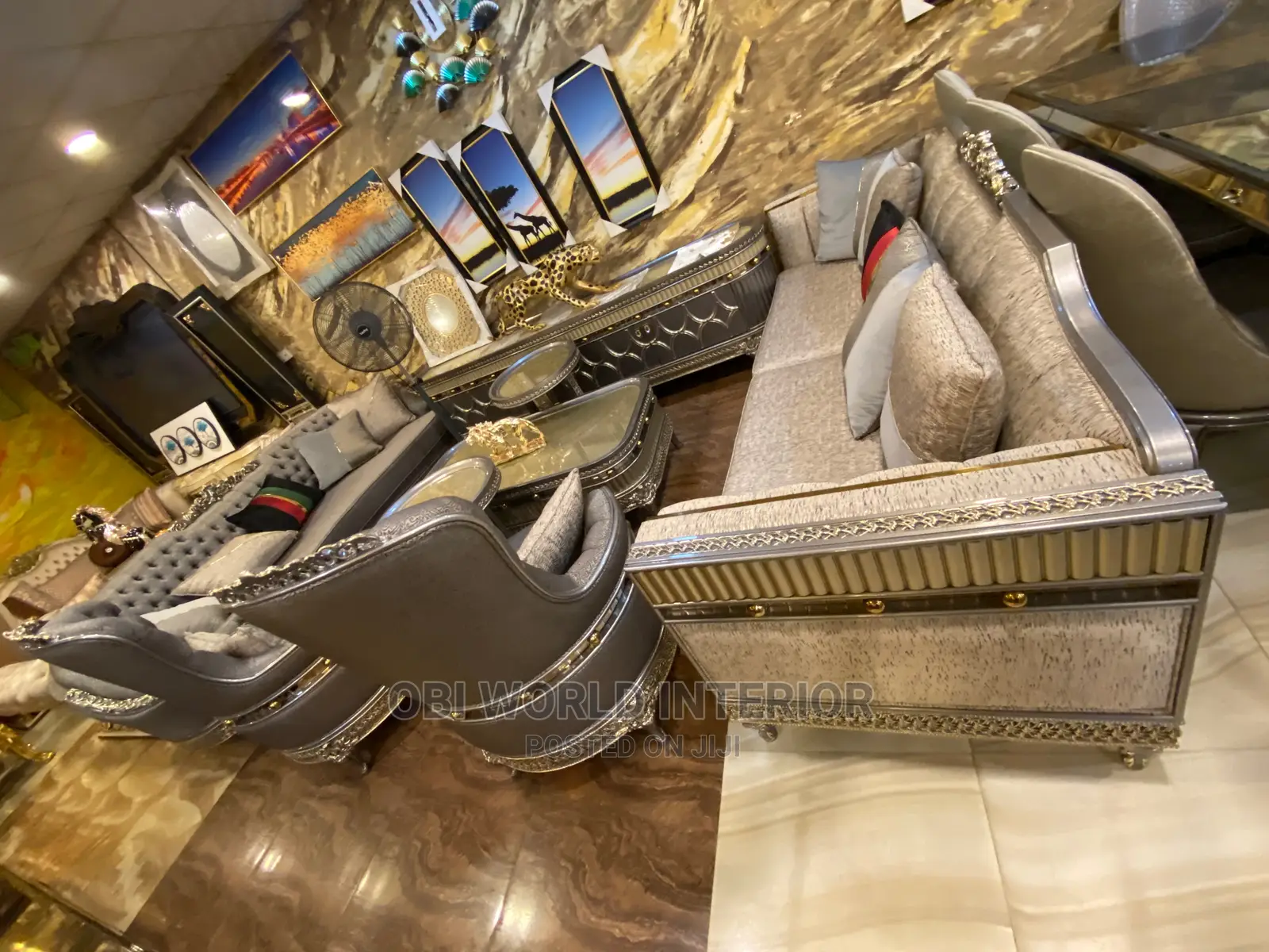 Luxury Sofa Chair Set