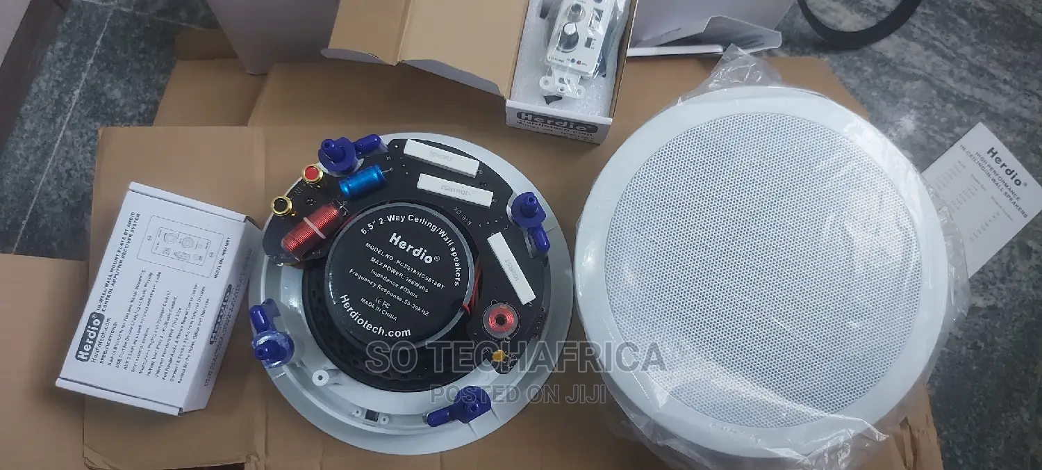 Herdio 6.5" Ceiling Speakers 640 Watts HCS818-16BT-4CH(4 SPK