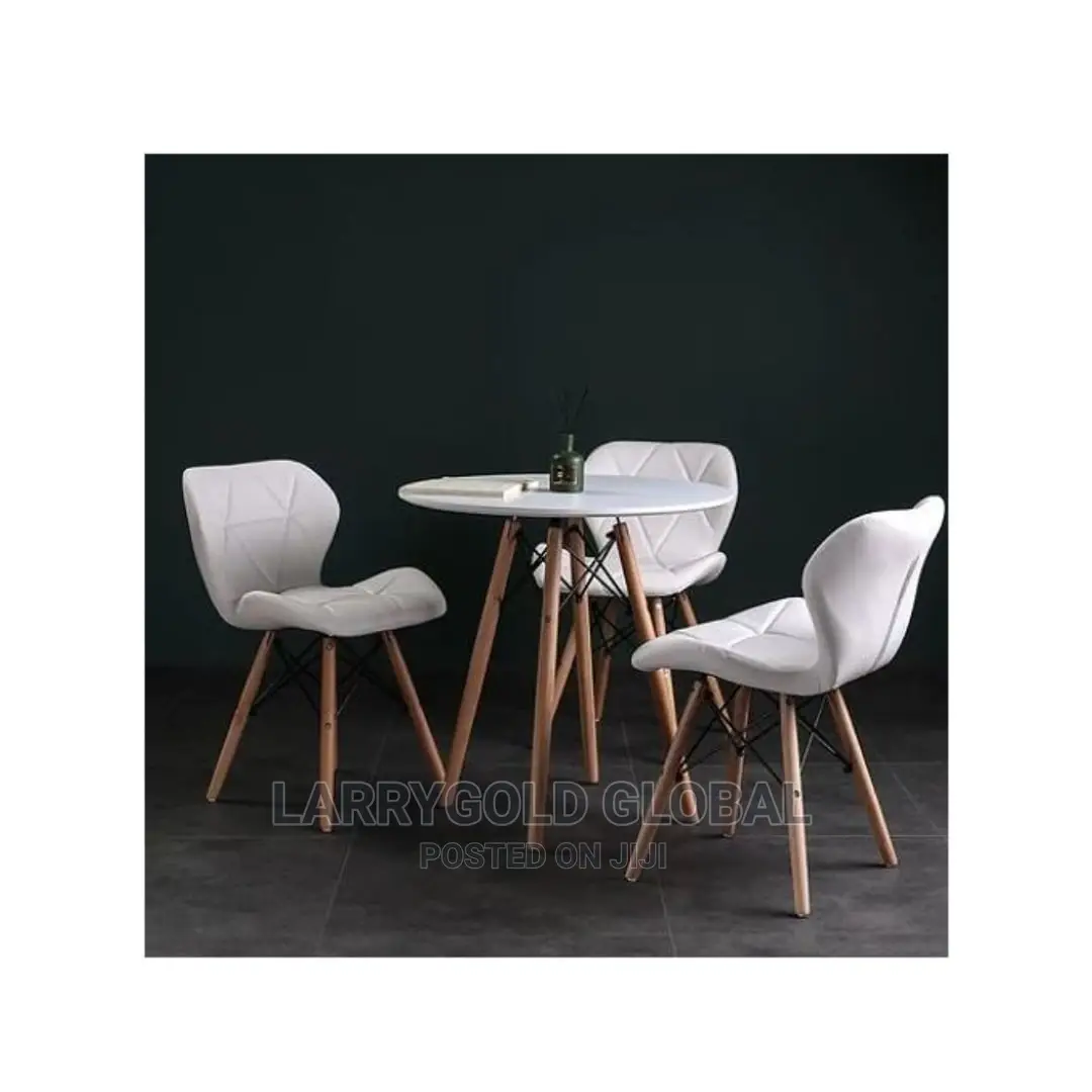 Imported Top Quality Dining Set With Wooden Legs