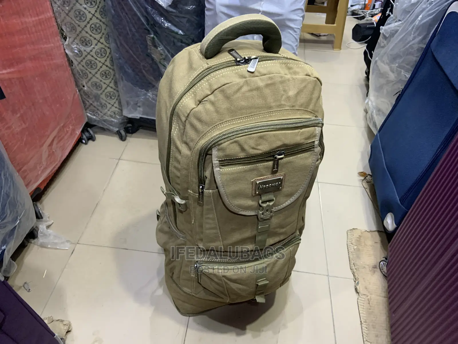 Biggest Size Jean Back Pack With Under Expansion