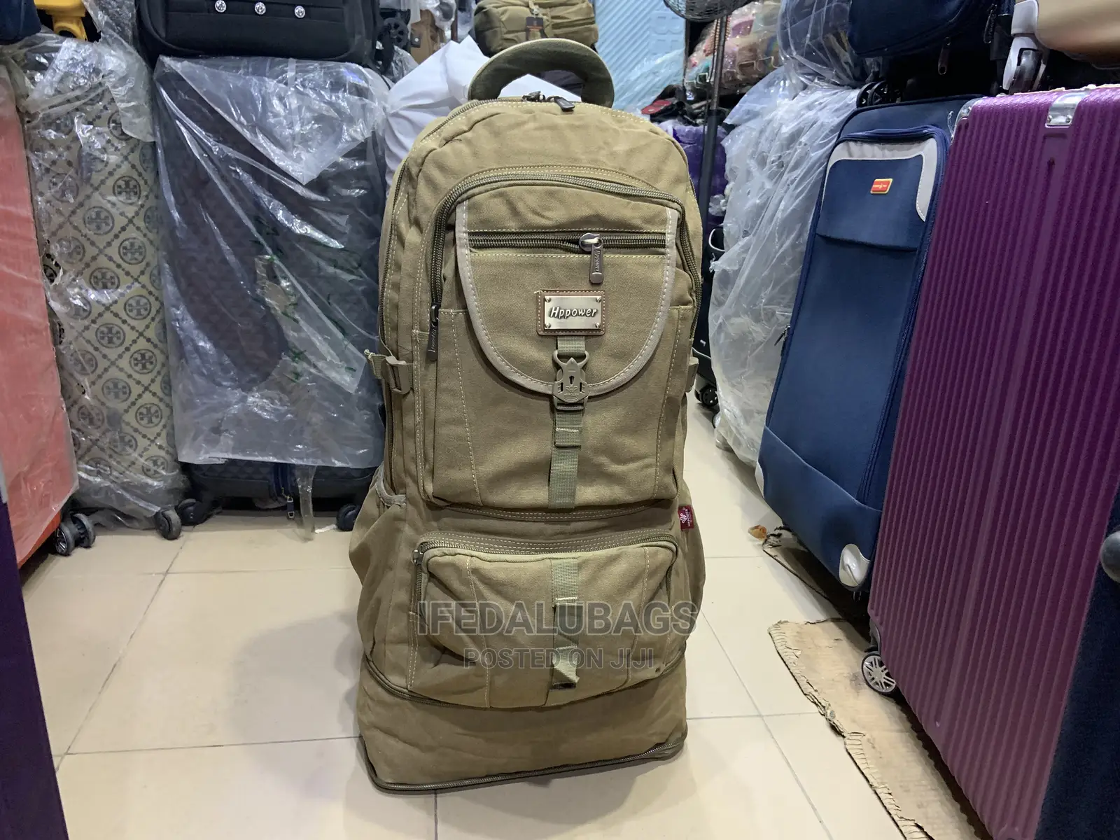 Biggest Size Jean Back Pack With Under Expansion