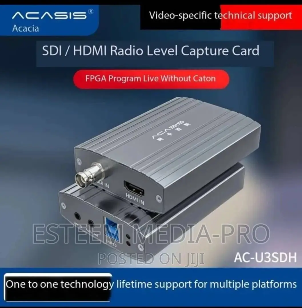 Acasis High Quality Sdi Hdmi 2 FHD to Usb3.0 Video Capture