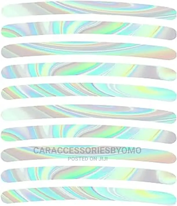 Car Wheel Hub Reflective Sticker, Anti Scratch Car Sticker