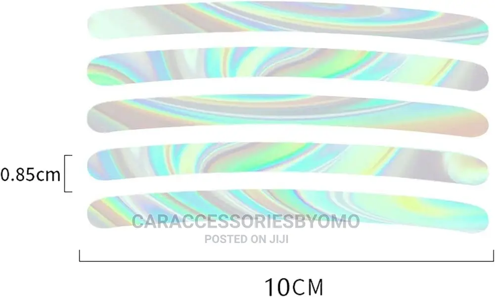 Car Wheel Hub Reflective Sticker, Anti Scratch Car Sticker