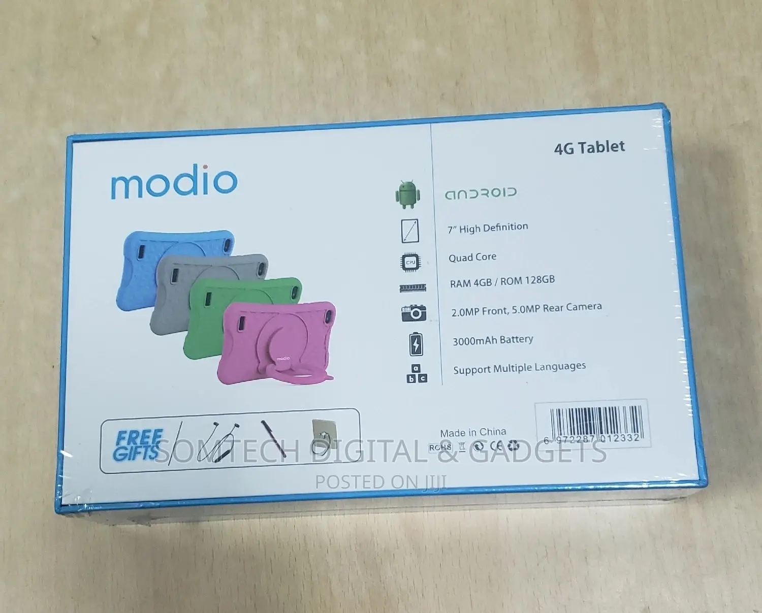 Children's Educational Tablet Modio M730 4gb RAM 128gb Rom