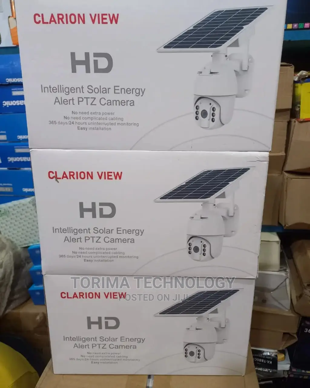 Intelligent Solar Energy Alert PTZ Camera