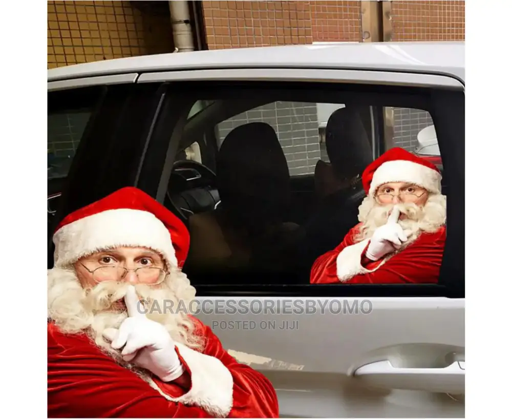 Christmas Stickers Car Window Glass Decal Xmas 3D Santaclaus