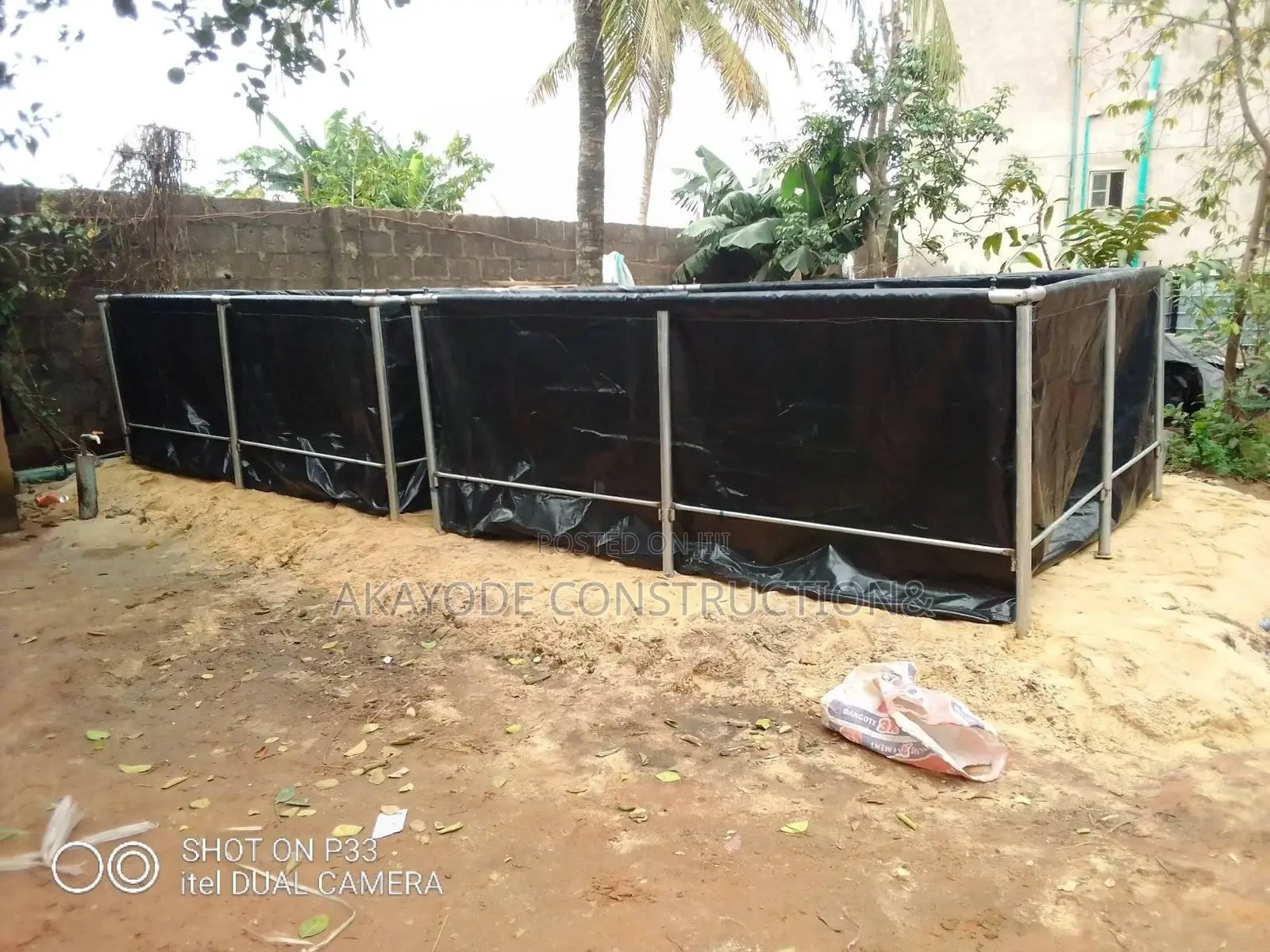 Movables Fish Pond Tarpaulin